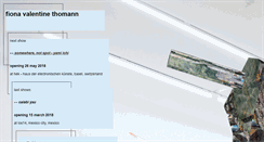 Desktop Screenshot of fionavalentinethomann.com